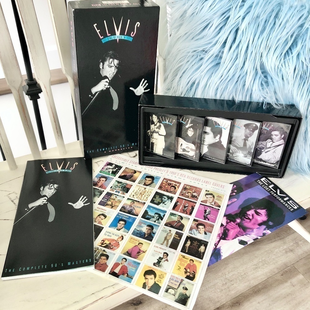 Elvis, The‎ Complete 50s Masters, 1992, Vintage, 5, Cassette, Box Set